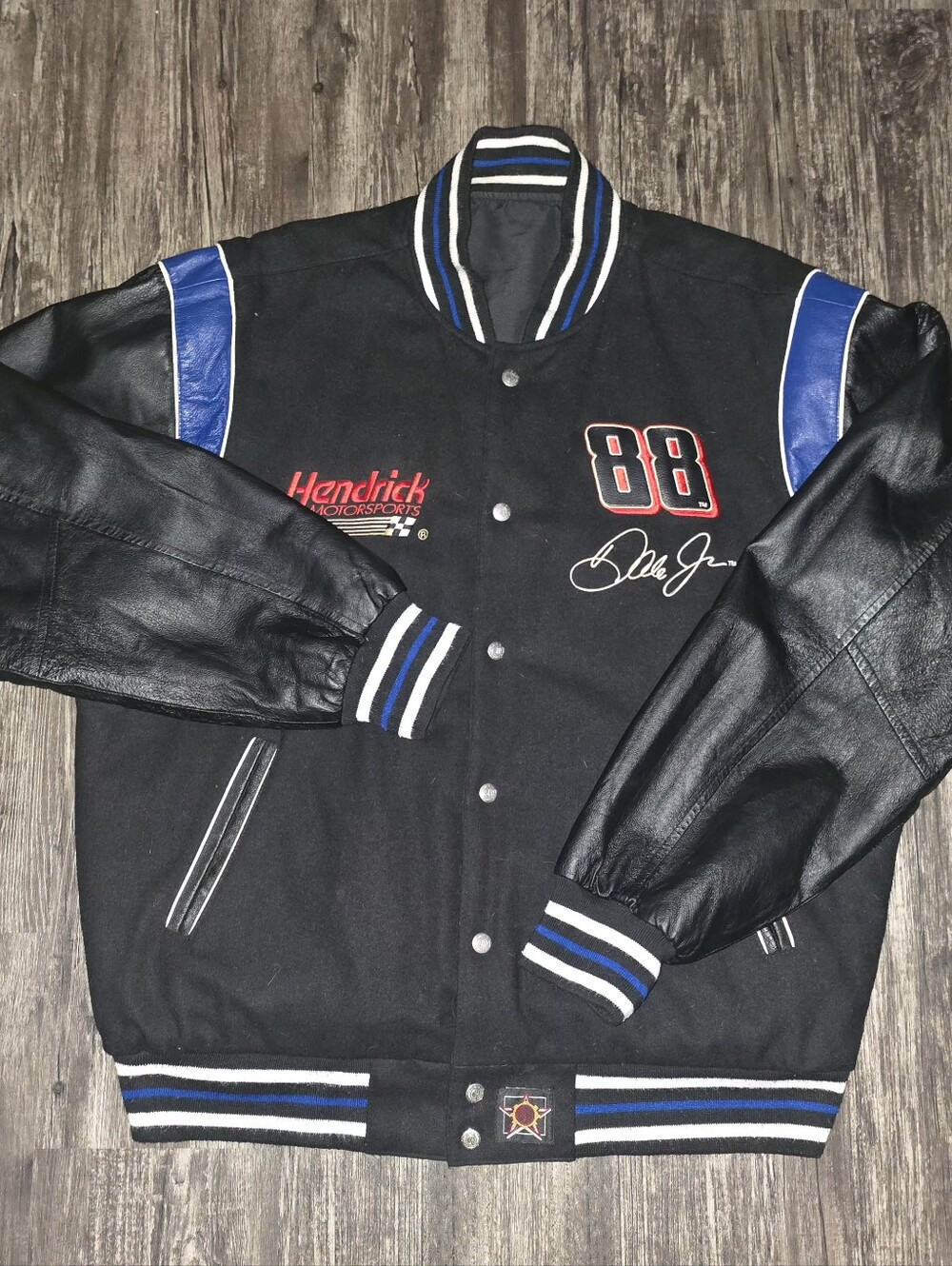 VTG Nascar 88 Dale Earnhardt Jr. Hendrick Motorsports Reversable Leather Jacket